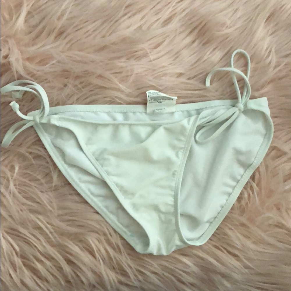 White swim bottoms